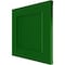 Ekena Millwork 12"W x 12"H True Fit PVC Flat Panel Shutters Sample, Viridian Green SAMPLE-TFPFPHG - alternate 2
